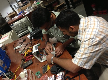 Indian Biomeds repairing equipment